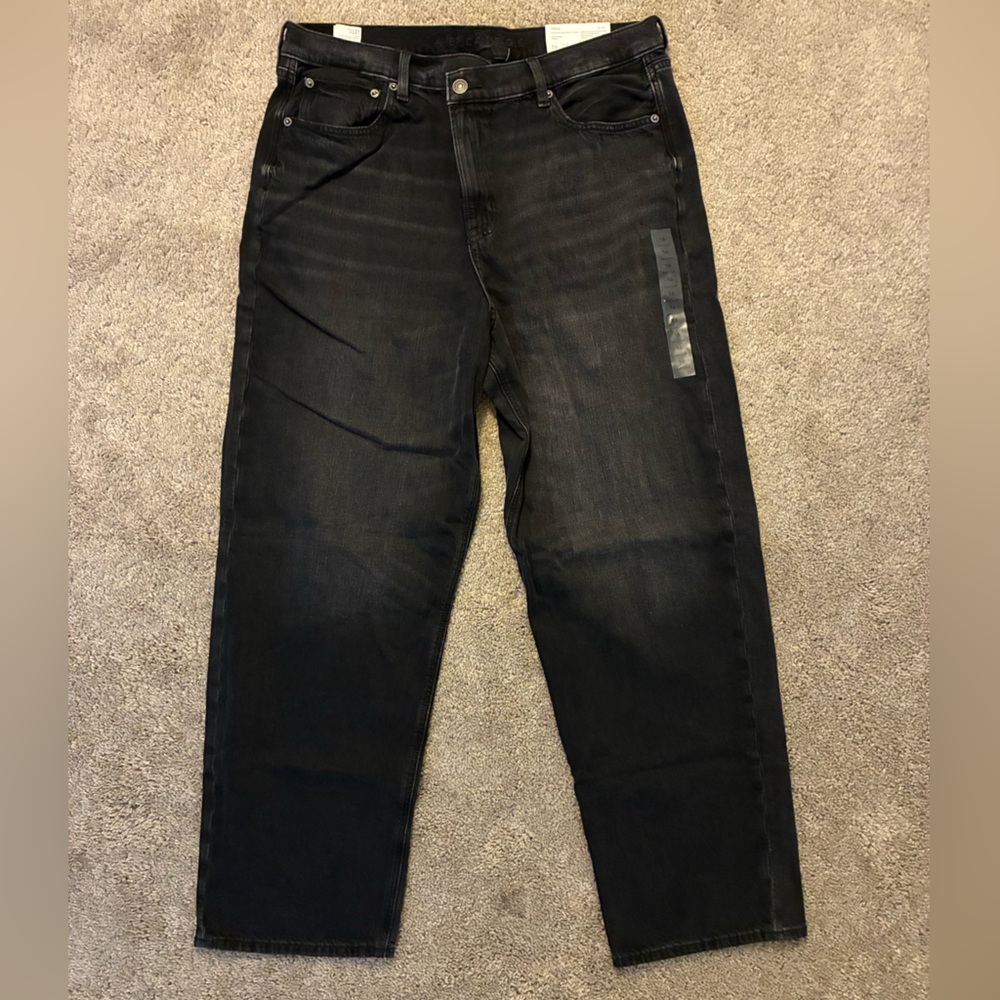 American Eagle Outfitters Women's Black Strigid Jeans